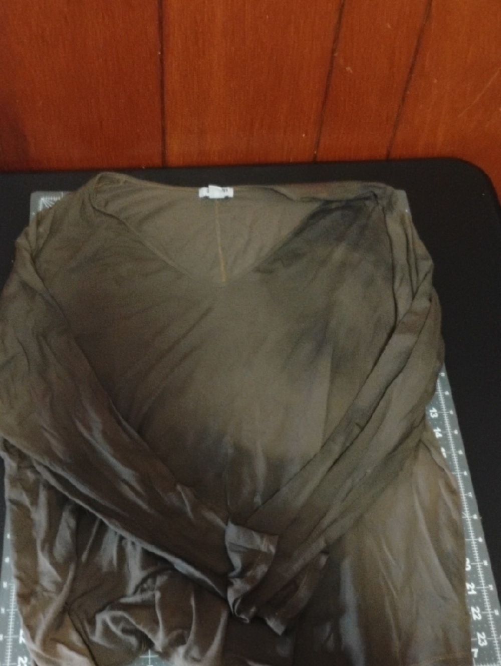 Old Navy Brown V-Neck Top